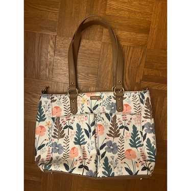 Relic tote bag with structured handles